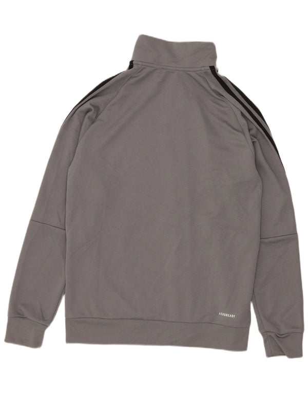 Veste de survêtement Adidas Garçon Aeroready 13-14 ans Gris Polyester