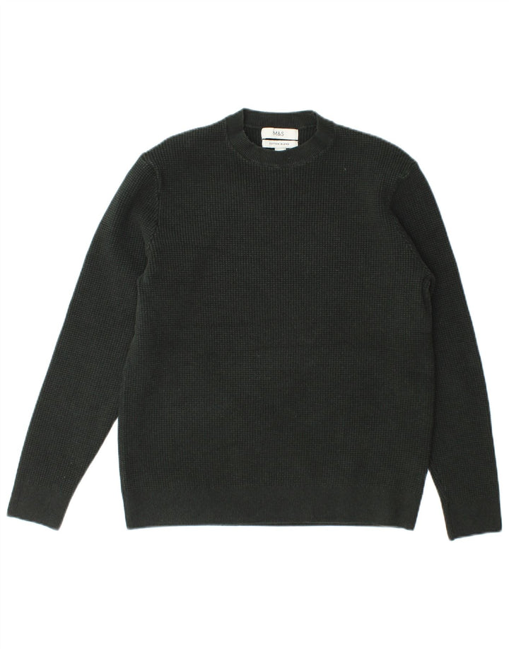 Marks & Spencer Pull ras du cou pour femme UK 14 Vert moyen