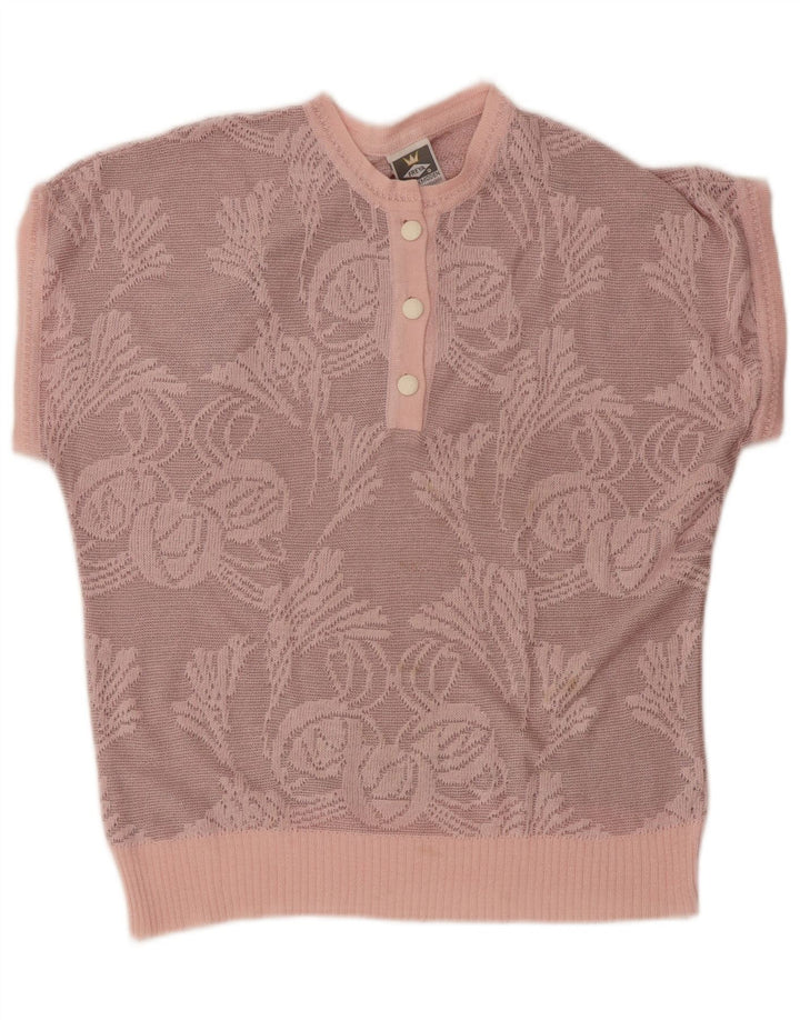 FREYA Pull col rond pour femme EU 40 Rose moyen floral