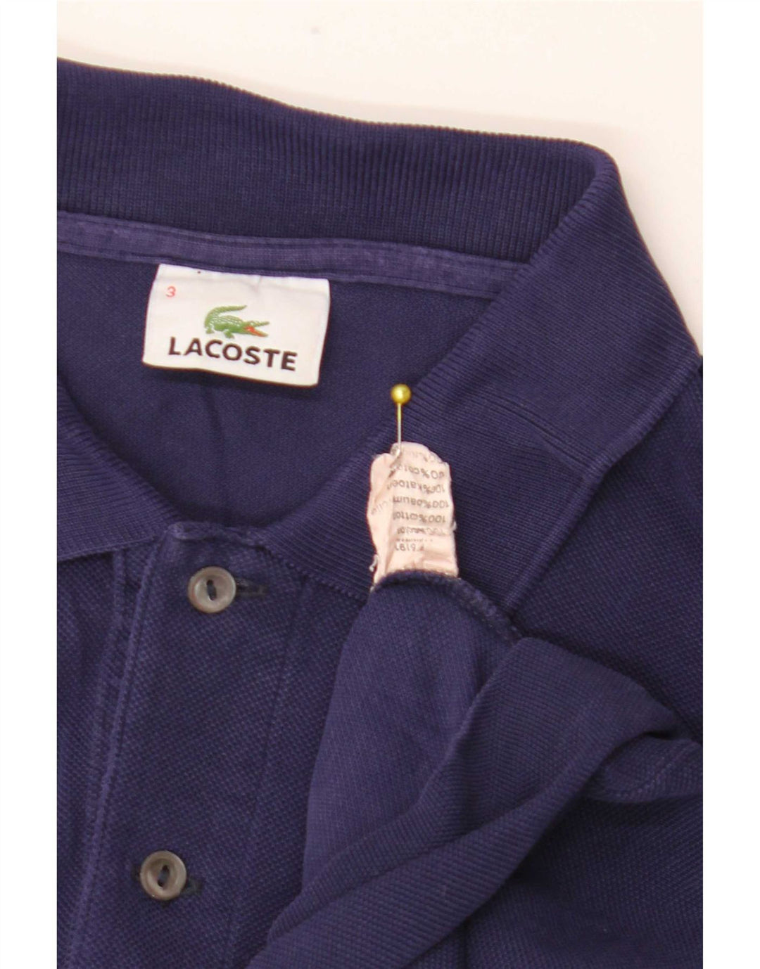 Lacoste Polo Homme Taille 3 Petit Coton Violet