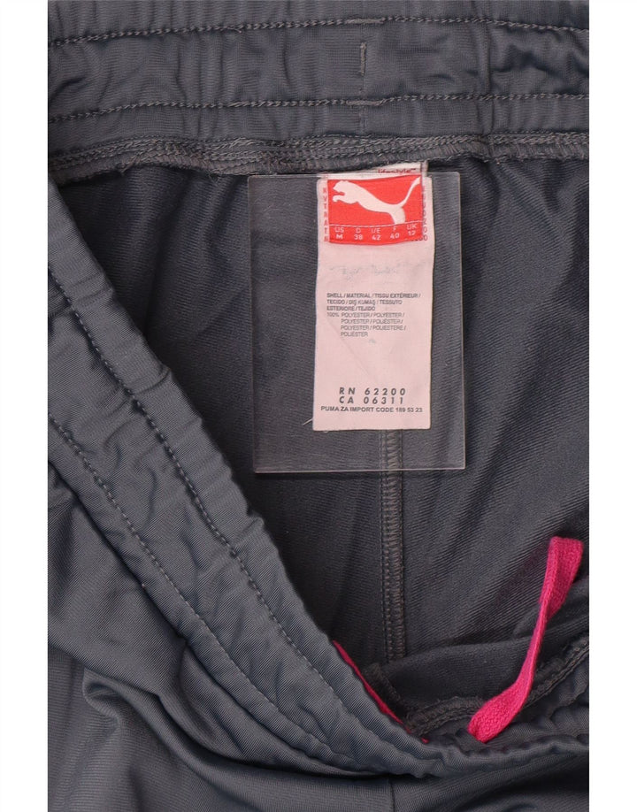 PUMA Womens Tracksuit Trousers UK 12 Medium  Grey Polyester