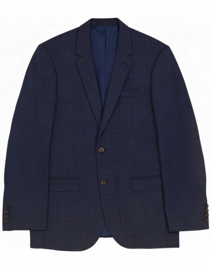 Marks & Spencer Veste blazer à 2 boutons pour homme UK 40 Bleu marine moyen