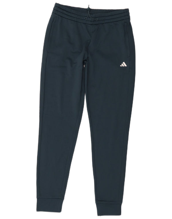 Adidas Pantalon de survêtement pour femme Joggers UK 8/10 Petit Bleu Marine Polyester