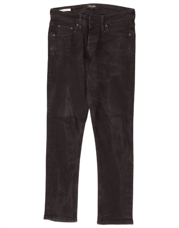 Jack & Jones Jean Slim GLENN W30 L30 Homme Noir Coton