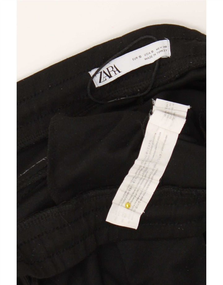 Pantalon de survêtement court pour hommes Zara Joggers petit polyester noir