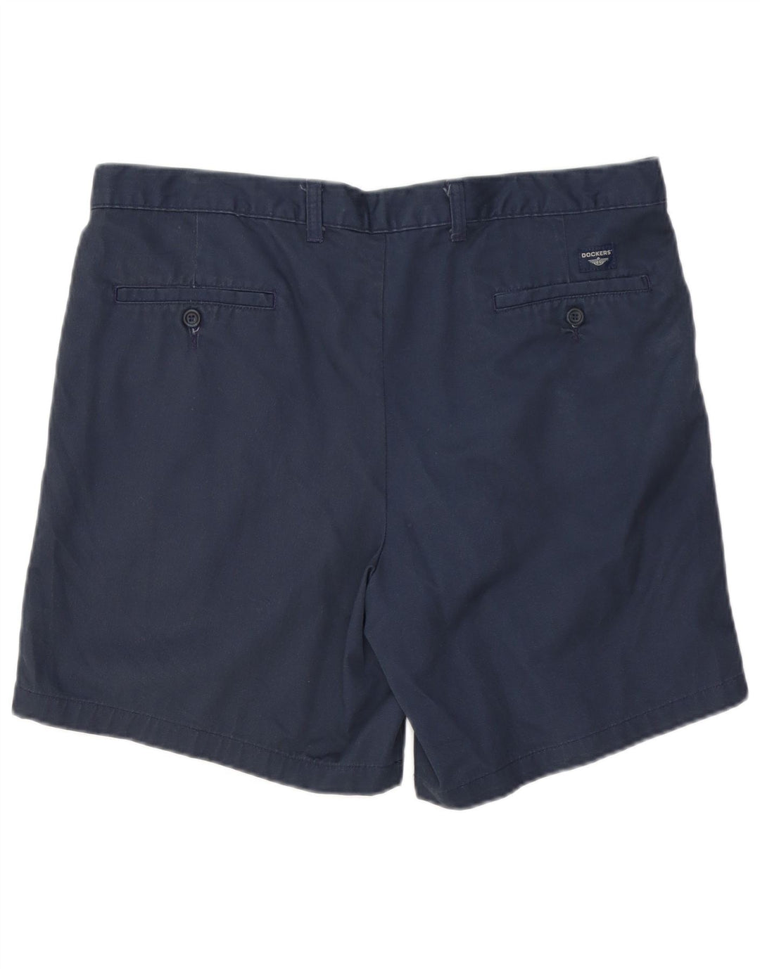 DOCKERS Short Chino Pegged Homme W38 XL Bleu Marine Coton