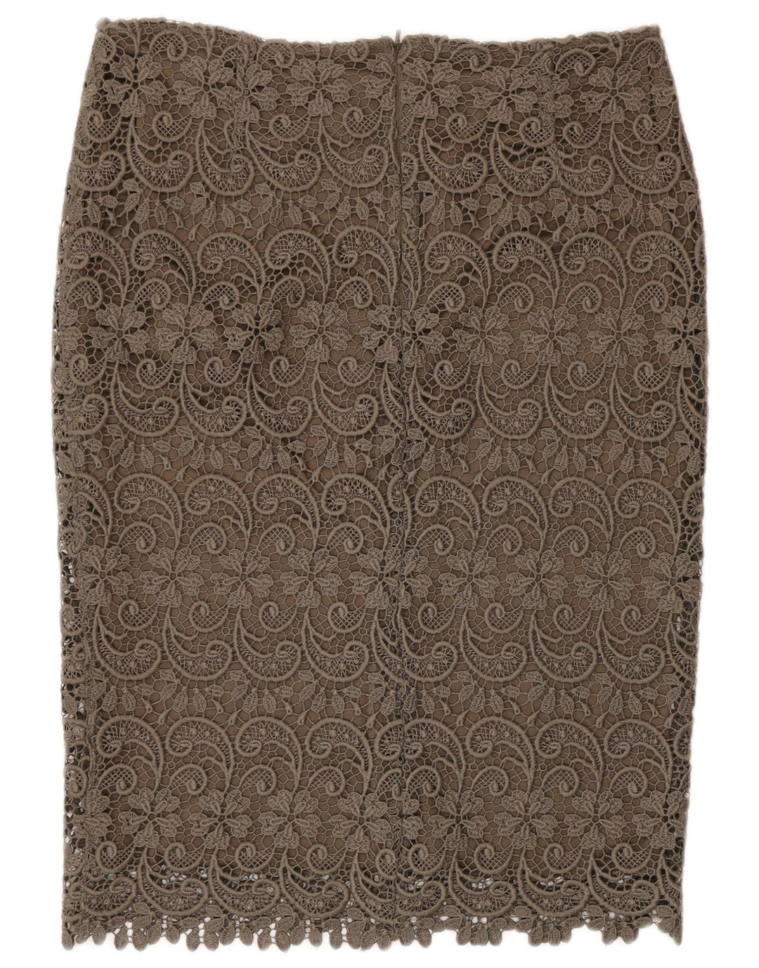 Marks & Spencer Jupe droite autographe pour femme UK 12 Medium W30 Kaki