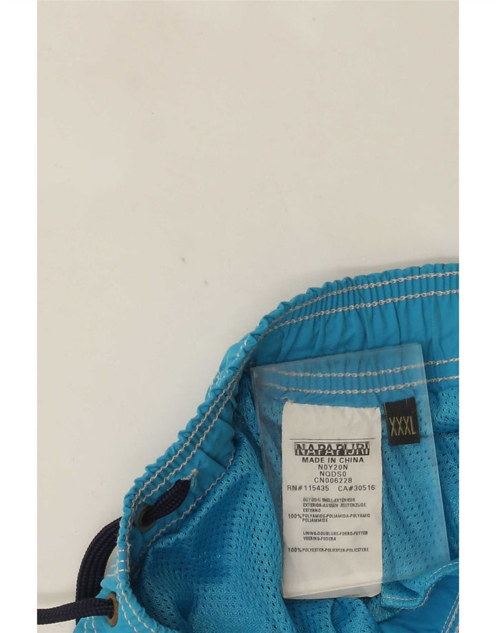 Napapijri Short de bain homme 3XL bleu polyamide