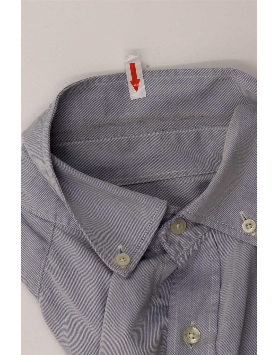 Lacoste Chemise Homme Taille 39 Petit Coton Bleu à Rayures
