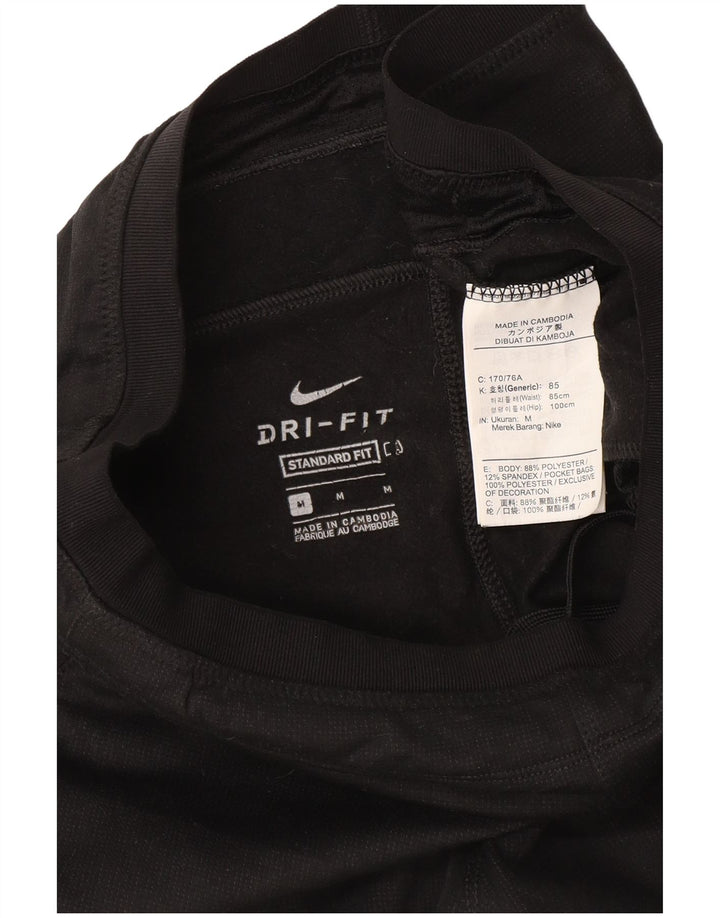 Nike Pantalon de survêtement Dri Fit pour femme UK 14 Noir moyen