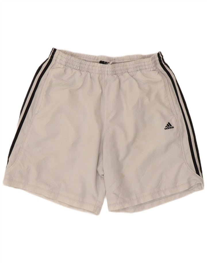 Adidas Short de sport pour homme XL Blanc Polyester