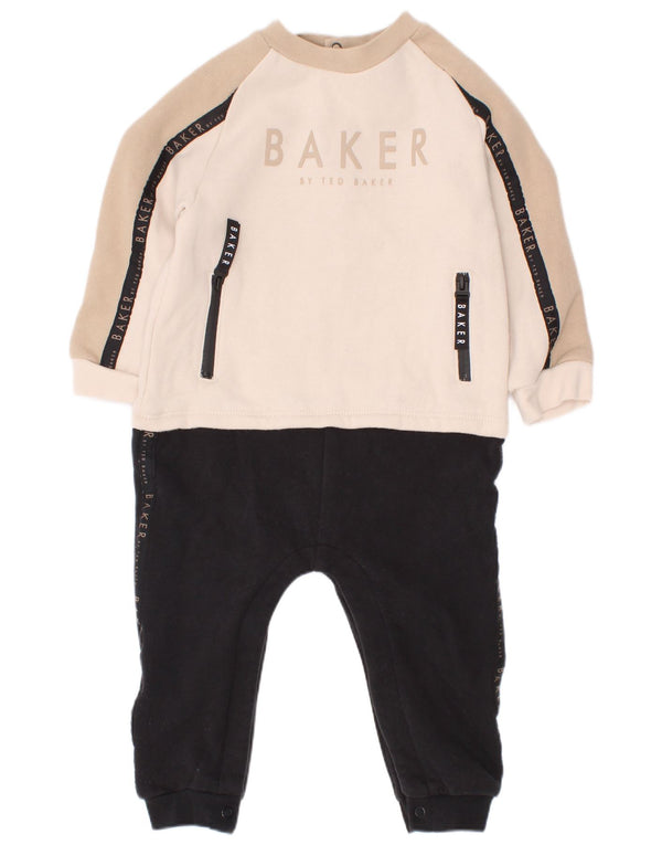 Ted Baker Combinaison graphique pour bébé garçon 12-18 mois Multicolore Colourblock