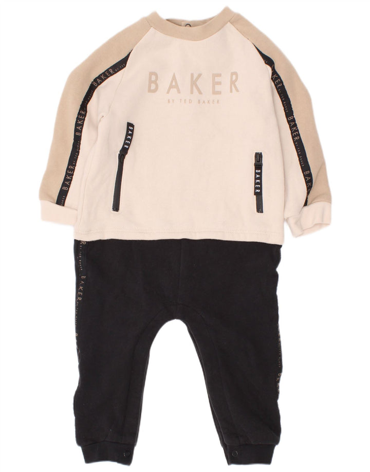 Ted Baker Combinaison graphique pour bébé garçon 12-18 mois Multicolore Colourblock