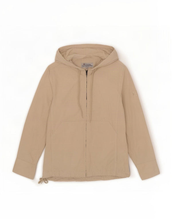 Champion Veste de survêtement à capuche coupe décontractée pour femme UK 10 Small Beige