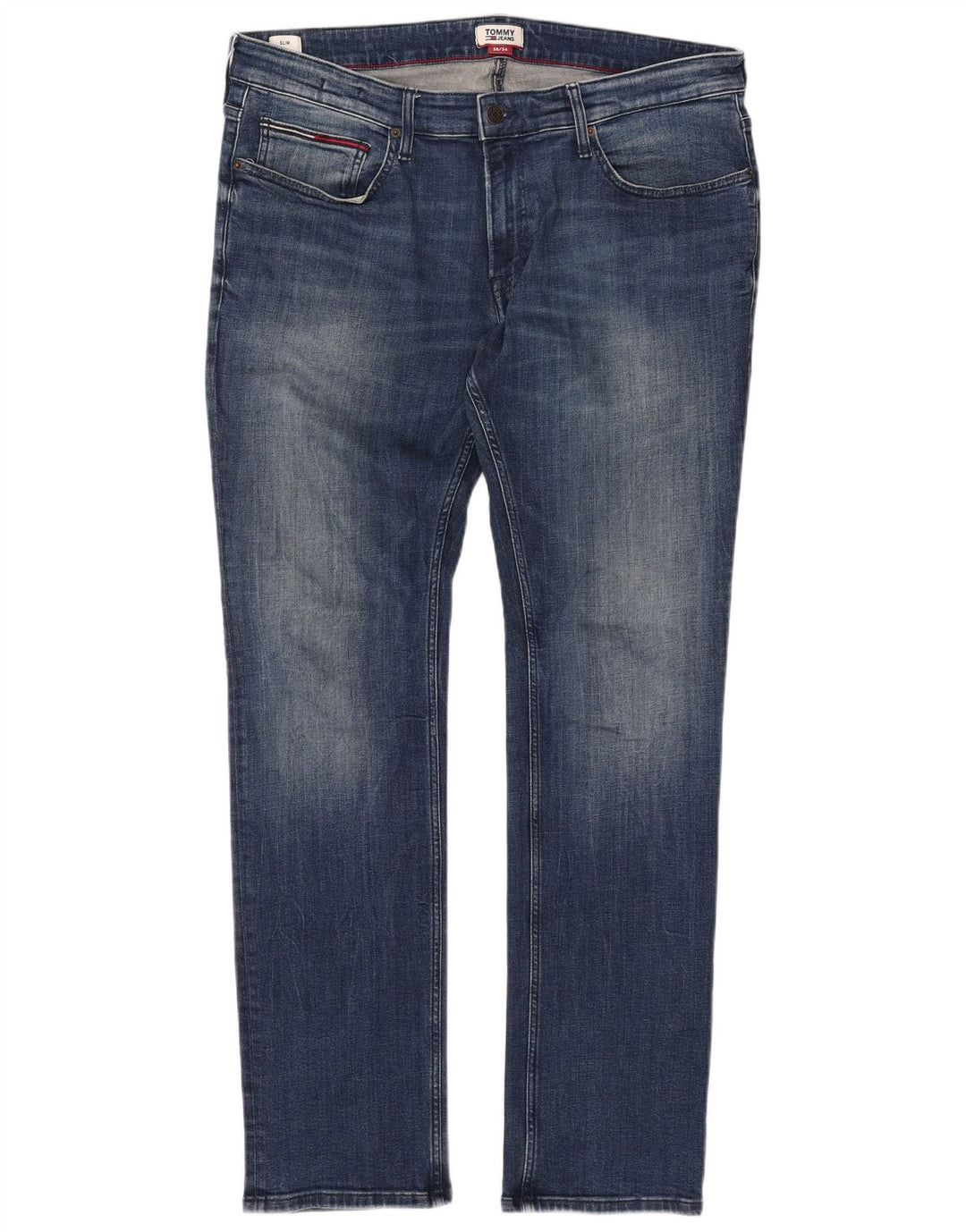 TOMMY HILFIGER Jean Slim Homme W38 L34 Bleu Coton
