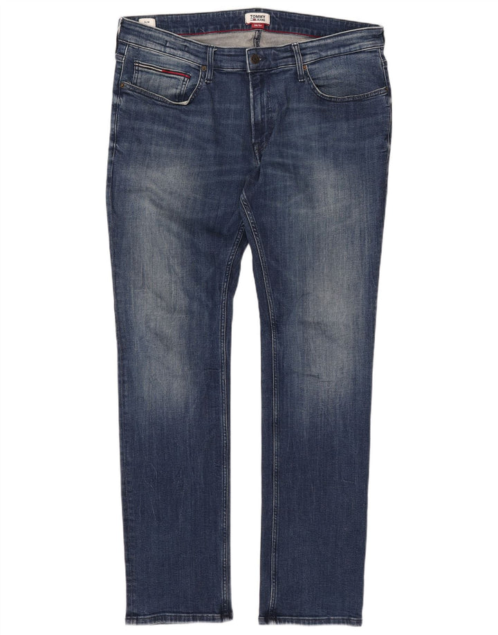 TOMMY HILFIGER Jean Slim Homme W38 L34 Bleu Coton