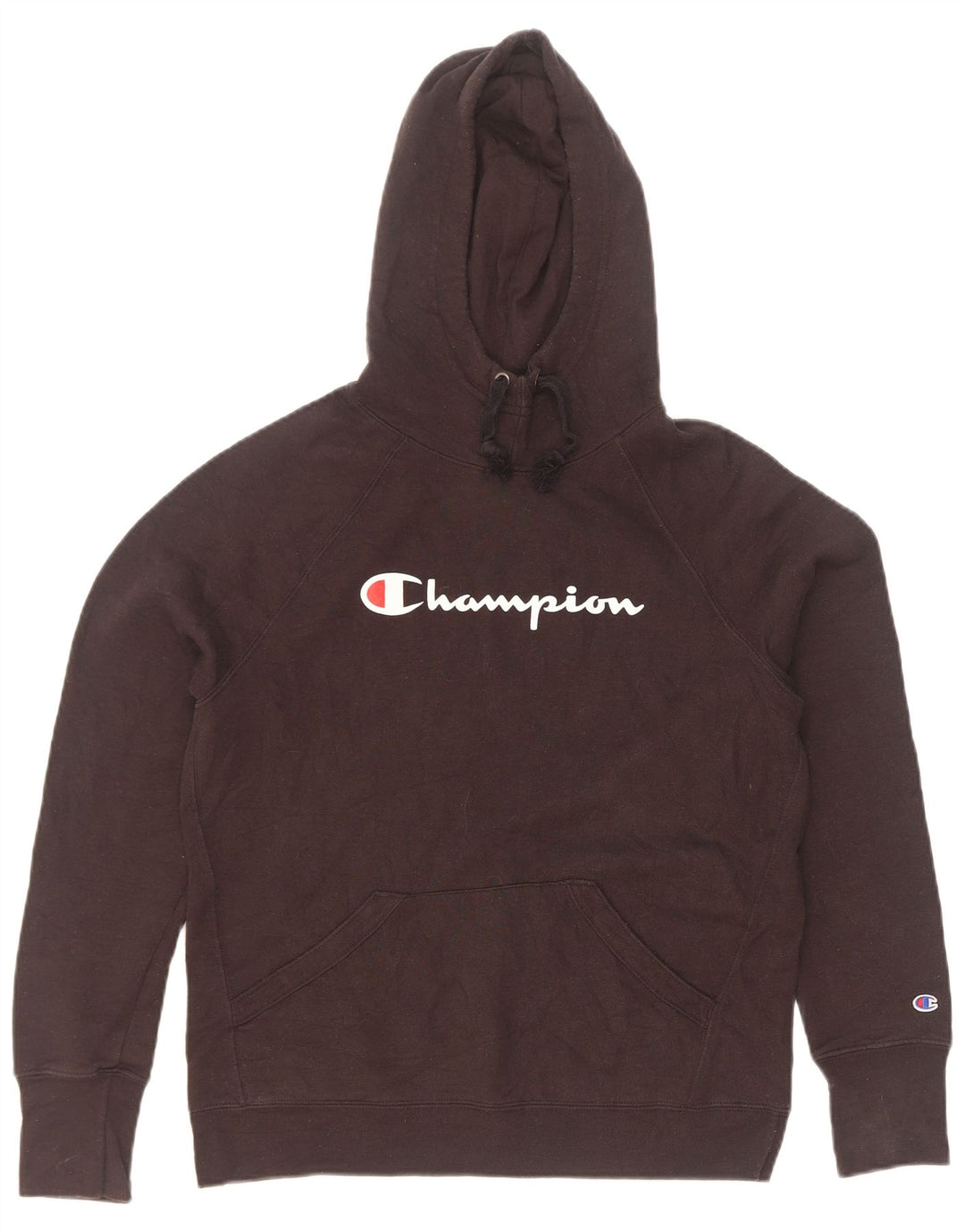 Champion Pull à capuche graphique pour homme XS Noir Polyester