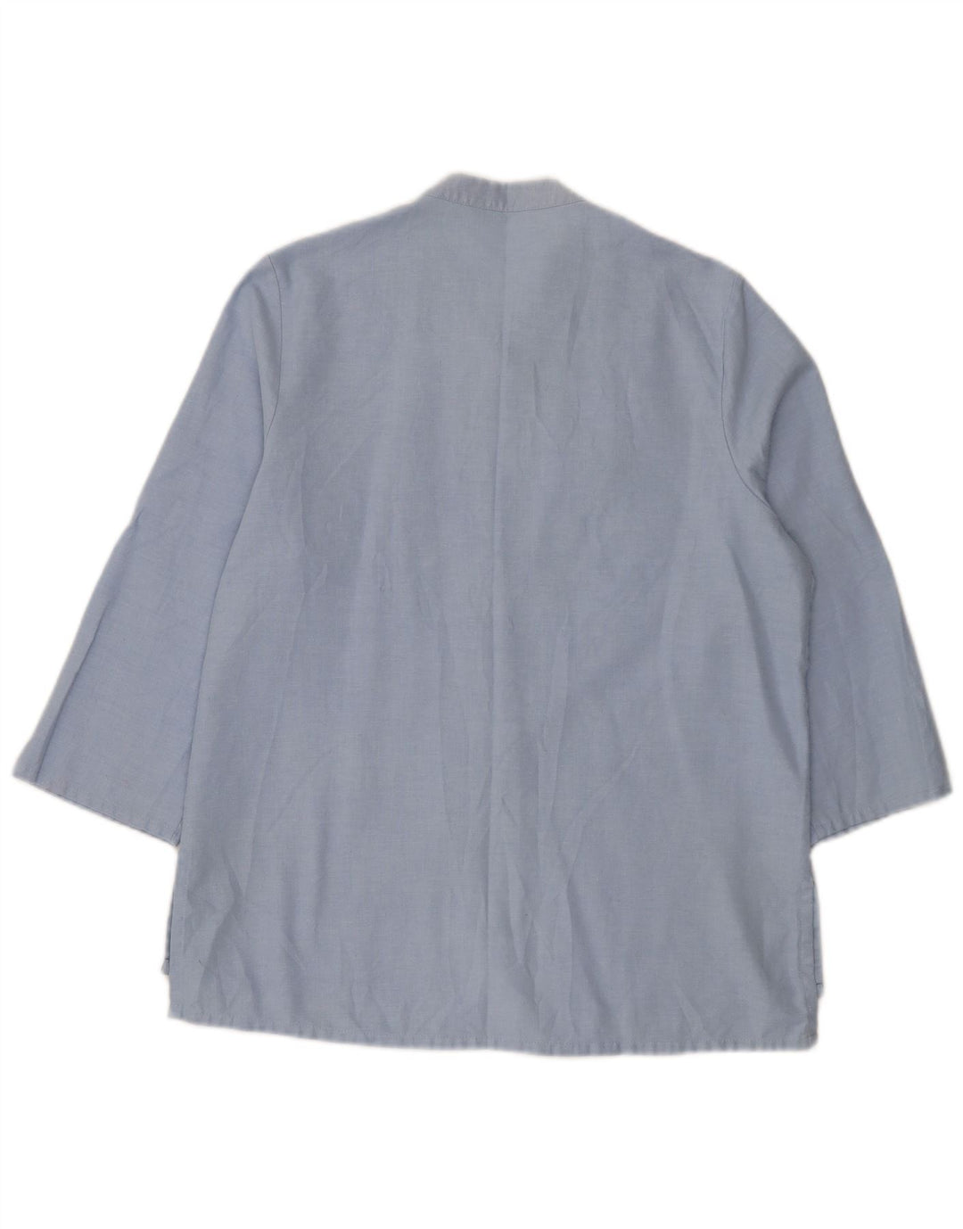 Marks & Spencer Chemisier à manches 3/4 pour femme UK 12 Bleu moyen Polyester