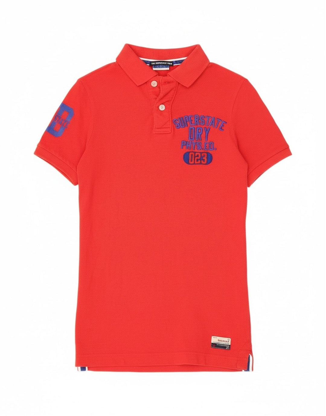 Superdry Polo Graphique Petit Rouge Coton Homme
