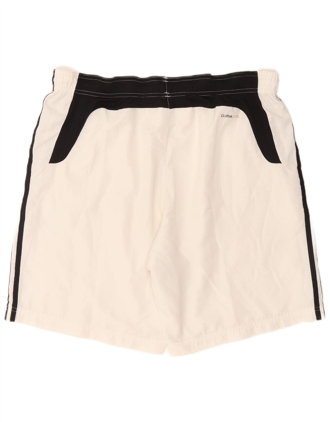 Adidas Short de bain Climacool pour hommes, grand, en polyester color block blanc