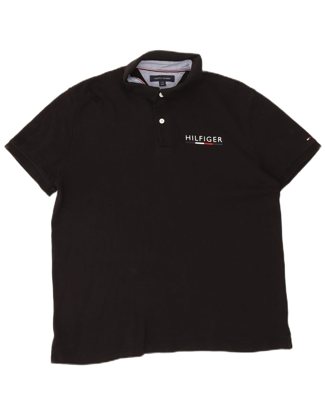 Tommy Hilfiger Polo Homme Grand Noir Coton
