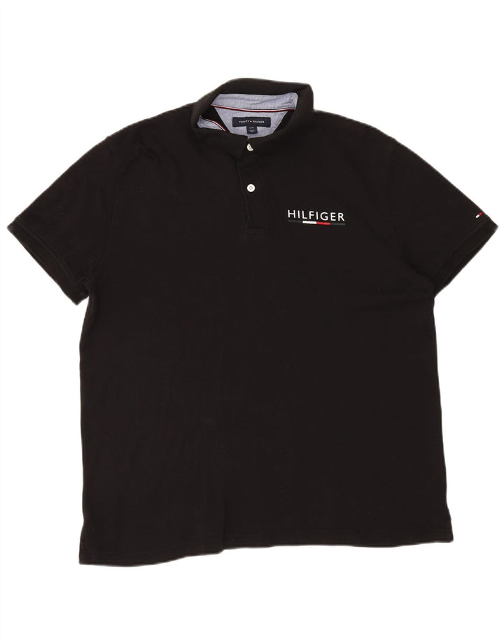 Tommy Hilfiger Polo Homme Grand Noir Coton