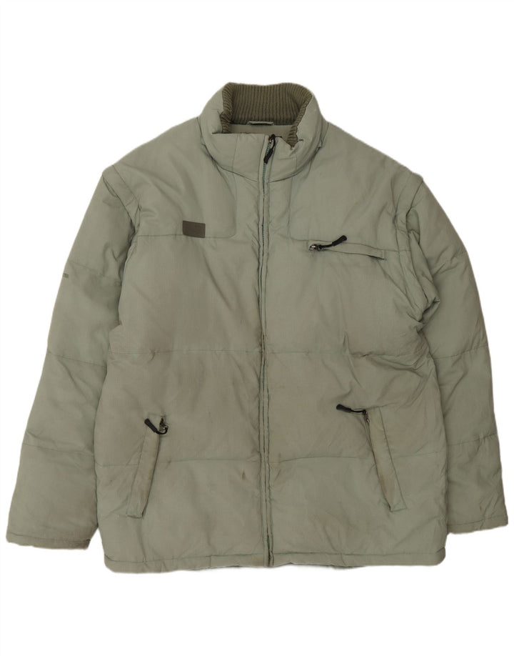The North Face Veste matelassée pour homme UK 44 2XL Vert Polyamide