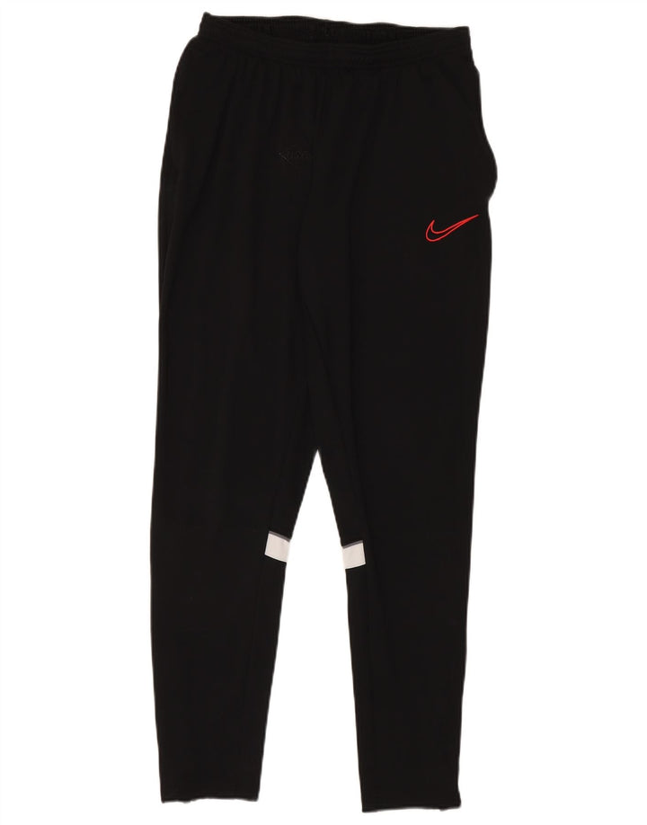 Nike Pantalon de survêtement Dri Fit pour homme Taille L en polyester color block noir