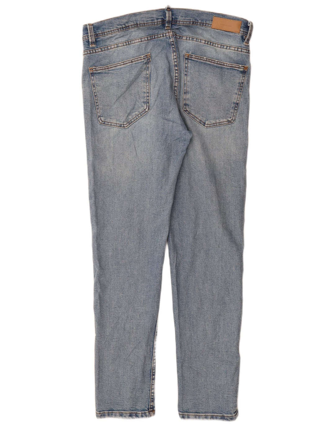 Zara Jean Slim Homme EU 44 Large W34 L32 Bleu Coton