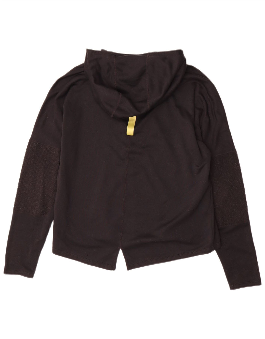 NIKE Haut à capuche graphique à manches longues pour femme UK 14 Noir moyen