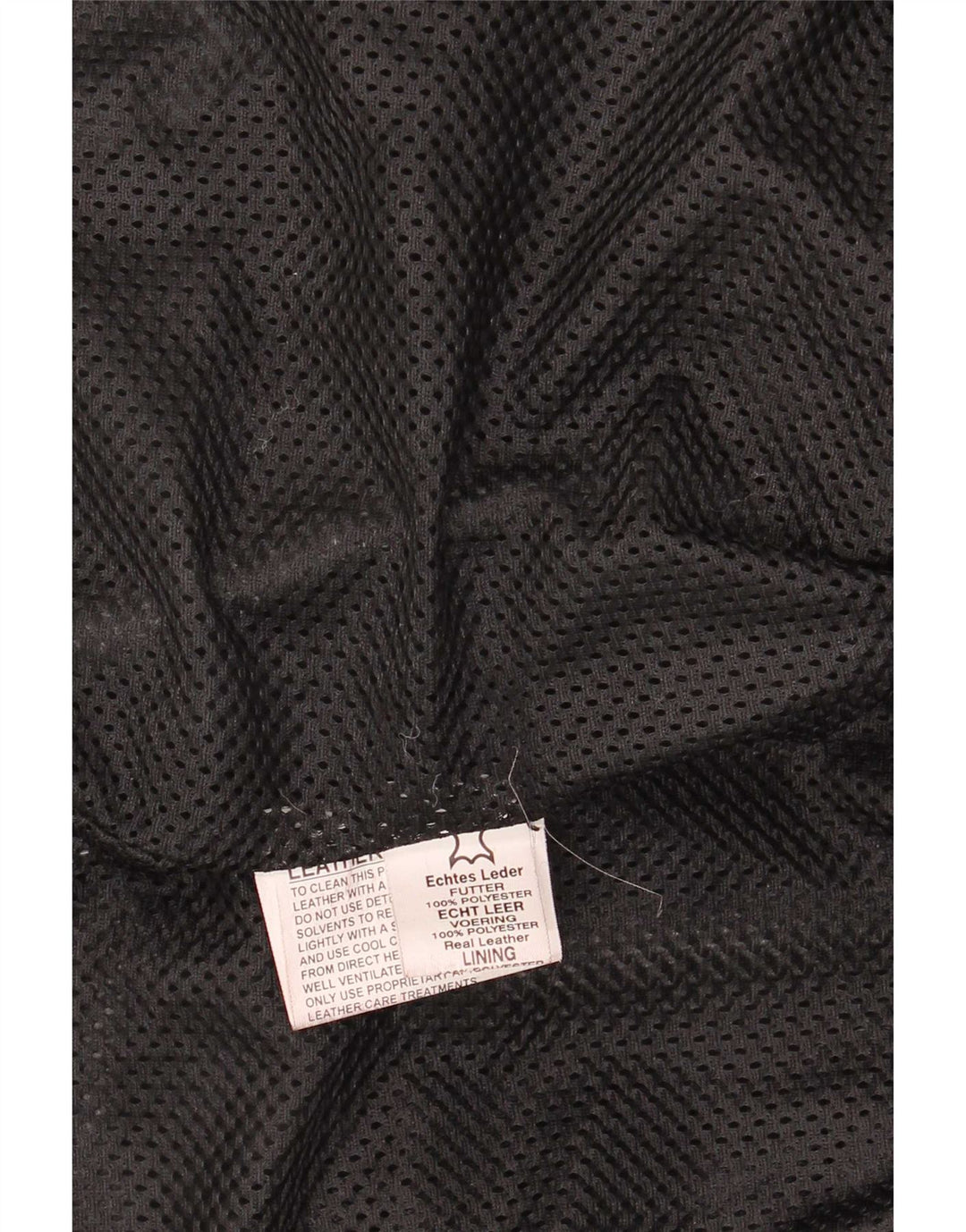 veste de motard en cuir vintage pour hommes UK 44 2XL Noir