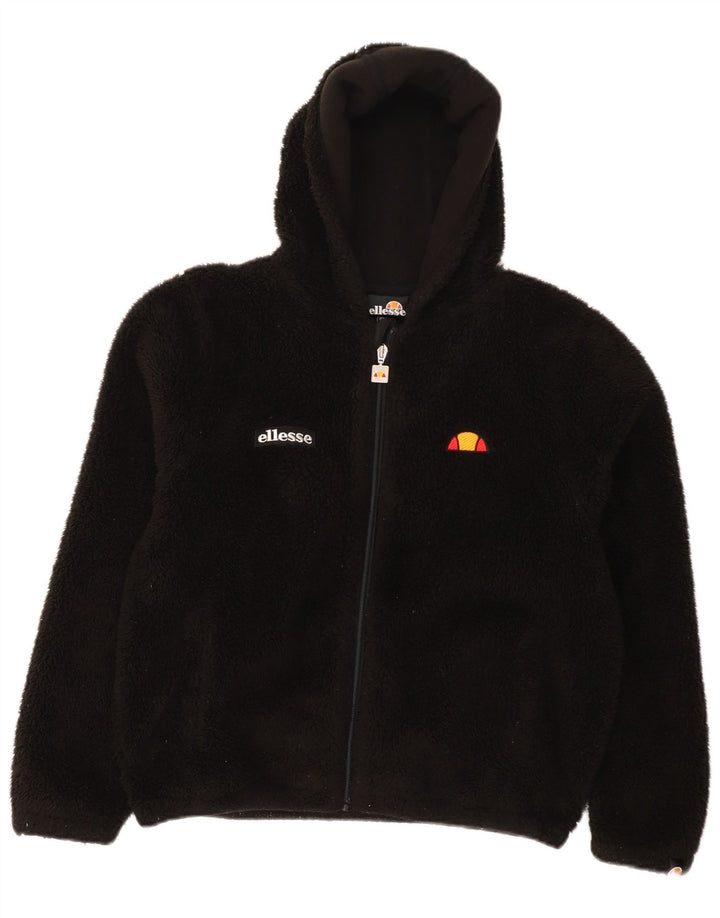 Ellesse Veste Polaire à Capuche Fille 12-13 ans Noir Polyester