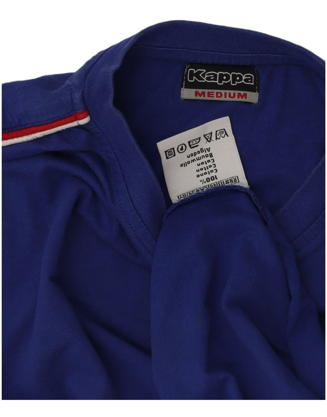 Kappa Haut à Manches Longues Homme Bleu Moyen Coton