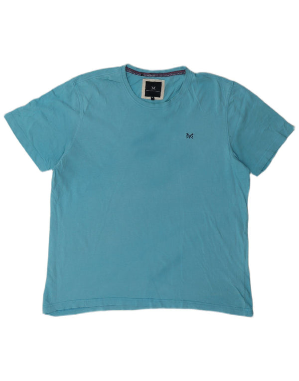 Crew Clothing T-Shirt Homme Top XL Bleu Coton