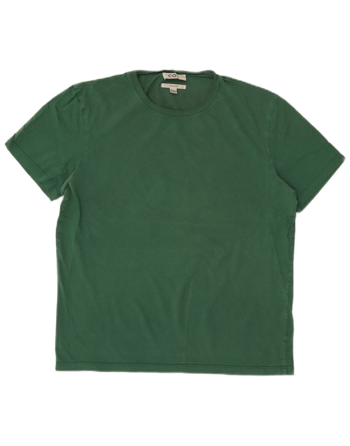 Cos T-Shirt Regular Homme Vert Moyen