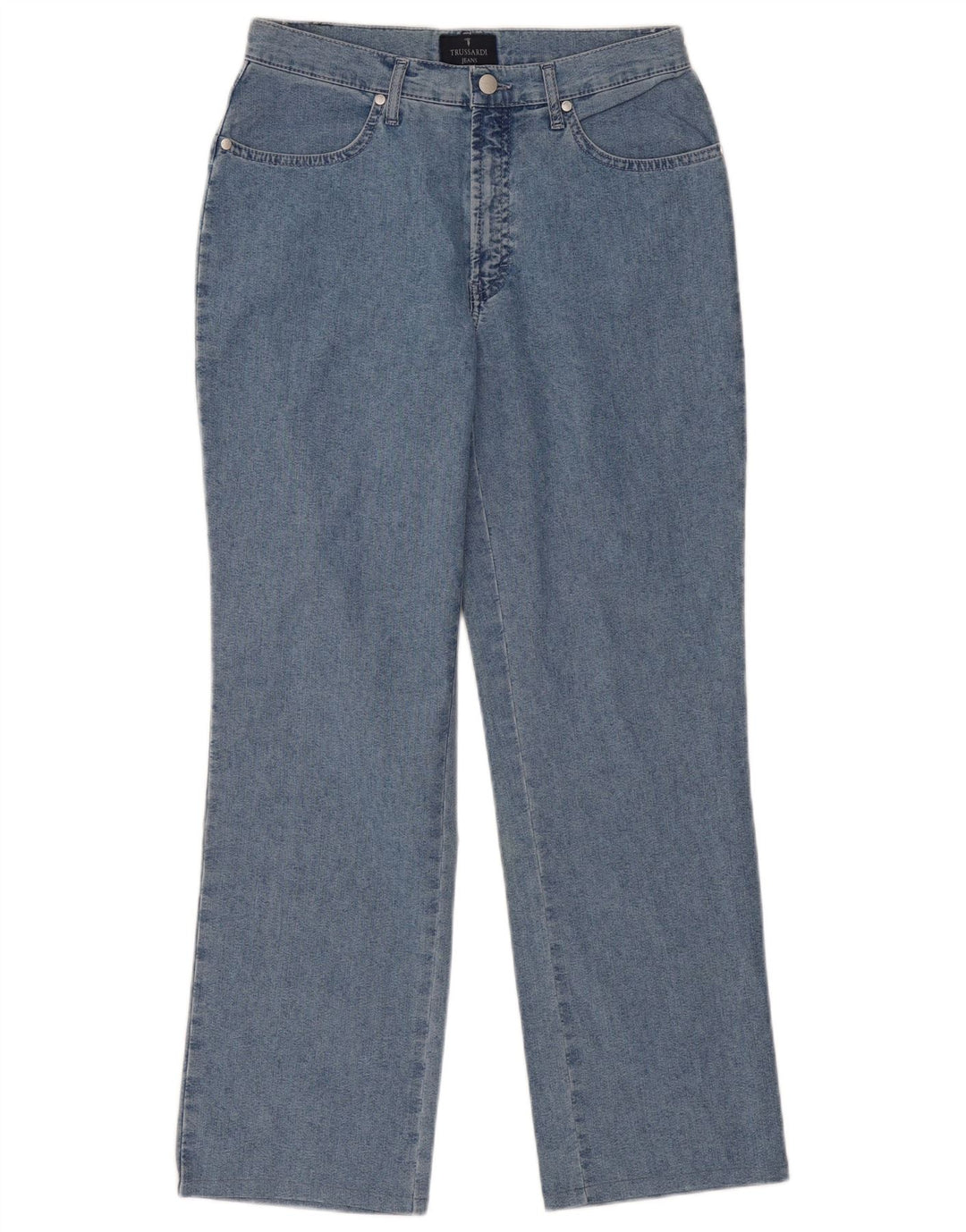 Trussardi Jean Droit W32 L30 Bleu Coton Femme