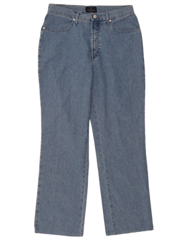 Trussardi Jean Droit W32 L30 Bleu Coton Femme