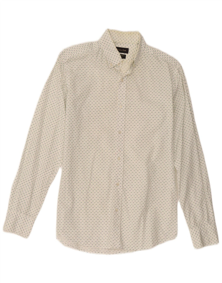 Massimo Dutti Chemise Homme Petit Blanc Taché