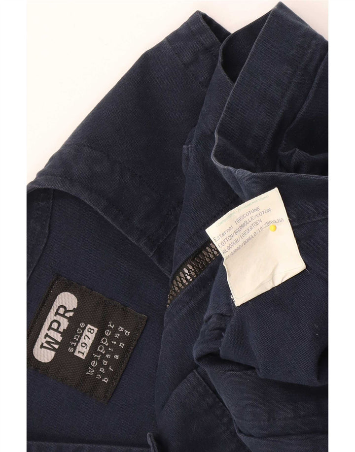 Weipper Gilet utilitaire pour homme UK 38 en coton bleu marine moyen
