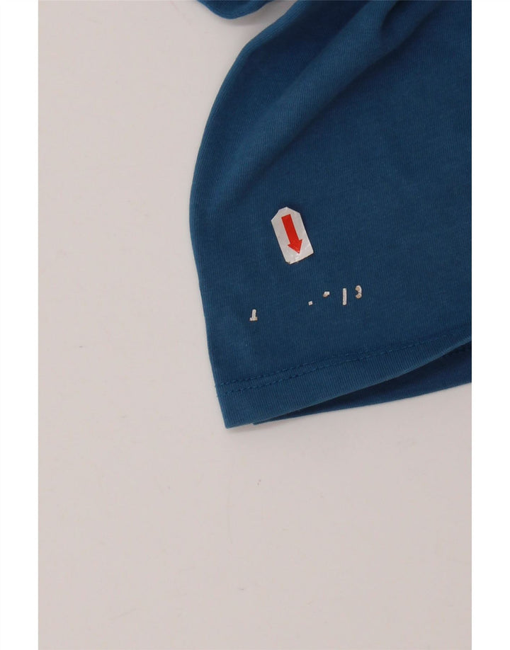 NIKE T-shirt graphique coupe athlétique pour hommes, grand coton bleu