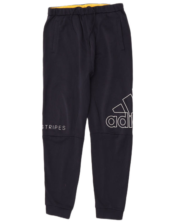 Adidas Pantalon de survêtement à trois bandes pour garçon 13-14 ans Bleu marine