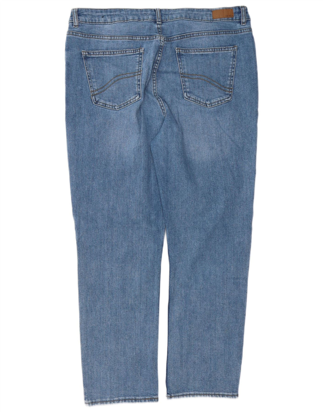 FAT FACE Chesham Girlfriend Jean droit pour femme UK 16 Large W36 L28 Bleu