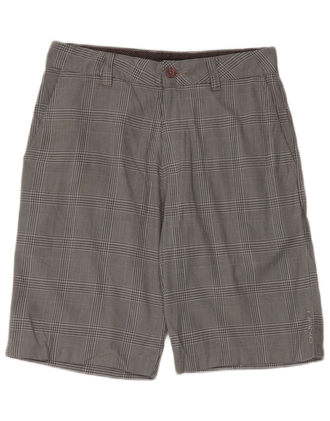 O'Neill Short Chino Femme W30 Gris Moyen Carreaux Polyester