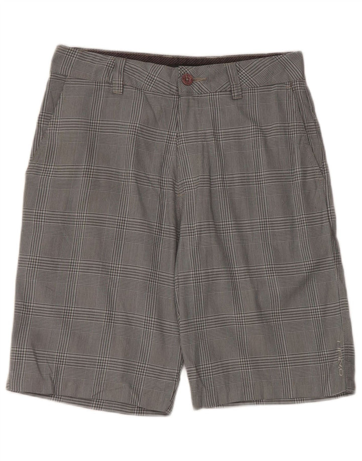O'Neill Short Chino Femme W30 Gris Moyen Carreaux Polyester