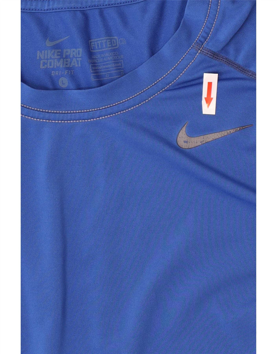 Nike Hommes Dri Fit T-Shirt Haut Grand Bleu Polyester