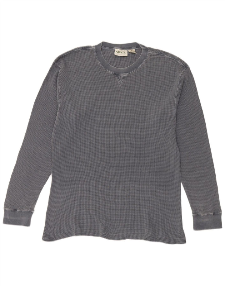 Orvis Haut Homme Manches Longues Coton Gris Moyen