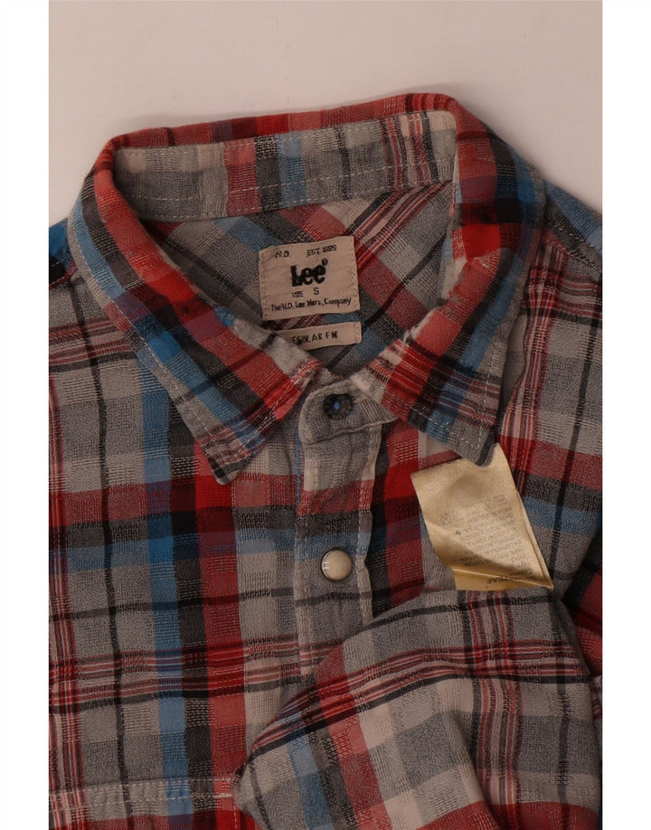 Lee Chemise en flanelle coupe régulière pour homme en coton à petits carreaux multicolores