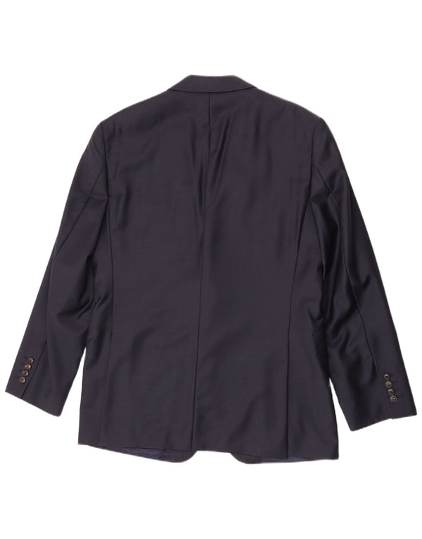Austin Reed Veste Blazer 2 Boutons Homme UK 42 XL Laine Bleu Marine