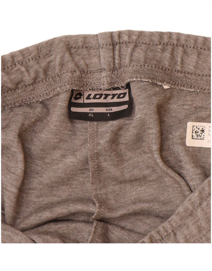 Lotto Pantalon de survêtement pour homme Gris Taille L
