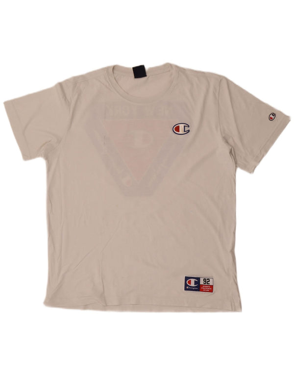 Champion T-Shirt New York Graphic Homme Blanc XL